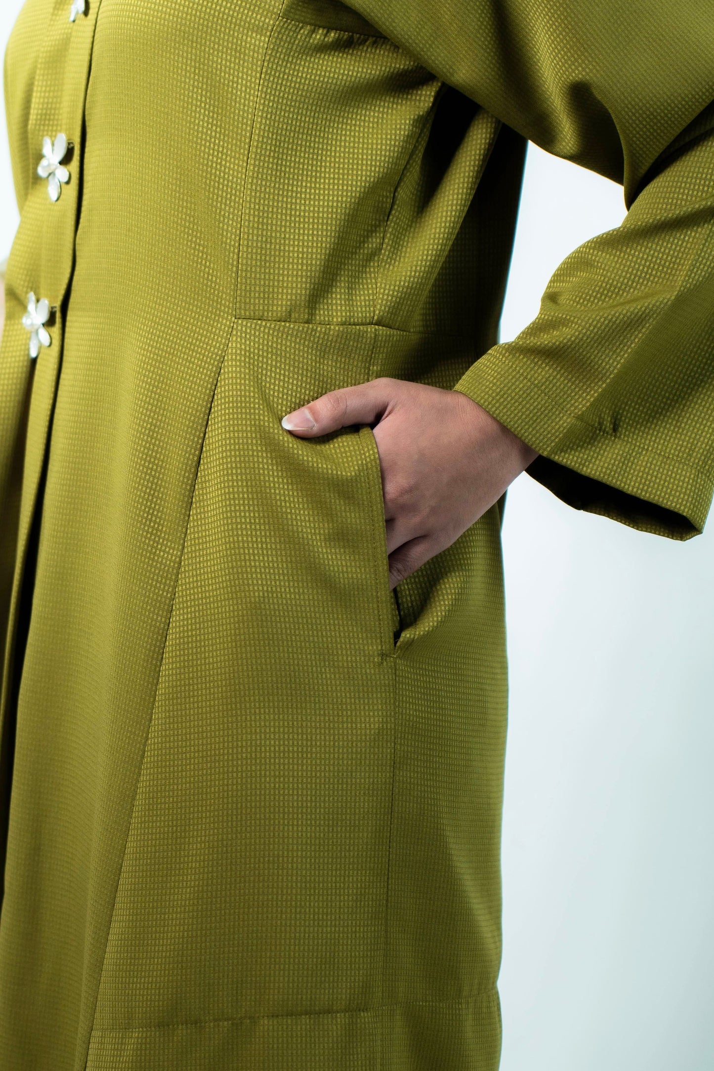 DELA The Kebaya Outer (Plain Green)