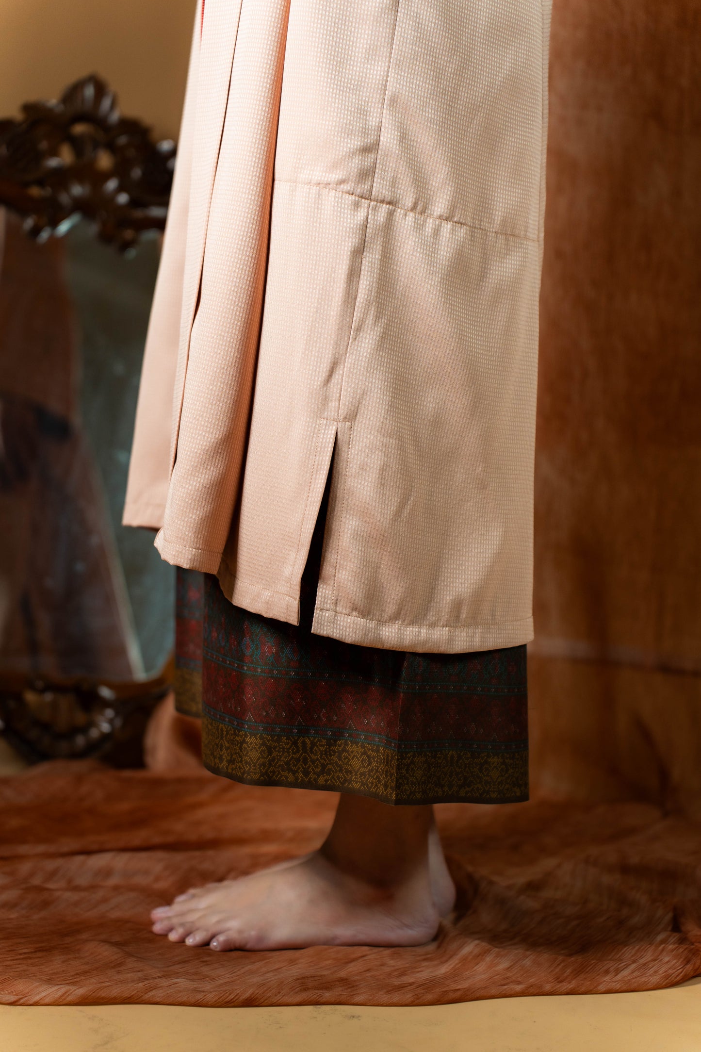 DELA The Kebaya Outer (Plain Pink)