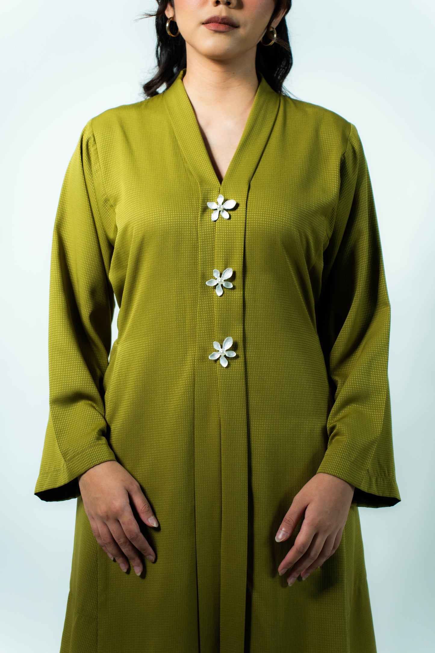 DELA The Kebaya Outer (Plain Green)